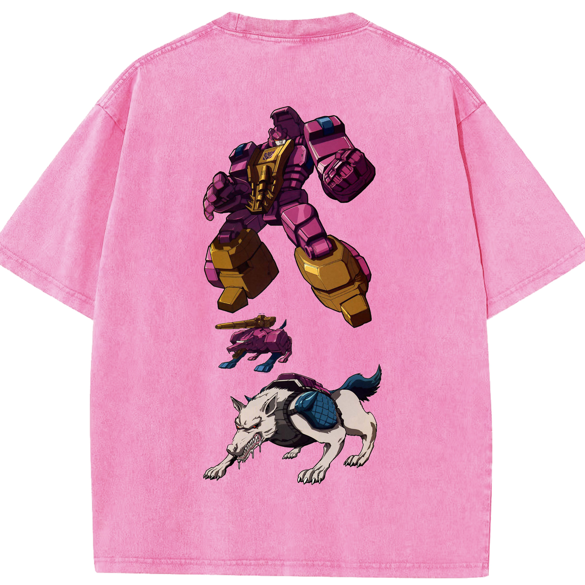 （画像用）  綿100% ヴィンテージ風 半袖Tシャツ（背面プリント）